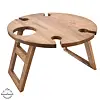 Mango Picknicktablett-Tisch ø 39,5 cm, Holz ORION 153878