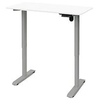 Silent Tisch mit grauem Gestell, Platte 138 x 80 cm weiß ANTARES Z71500107+M00000282