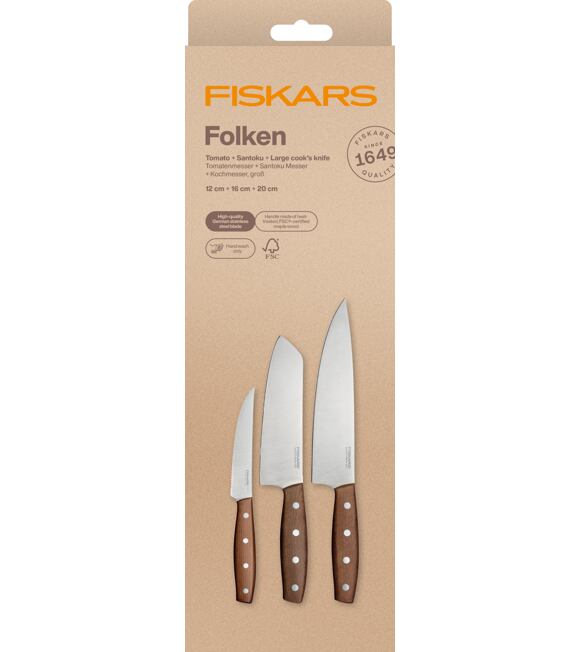 Folken Messerset, 3-teilig FISKARS 1075689