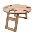 Mango Picknicktablett-Tisch ø 39,5 cm, Holz ORION 153878