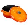 Runder Gusseisentopf, orange, Volumen 9,8 l, Ø 32 cm LAVA Metal LVYTC32K2OR